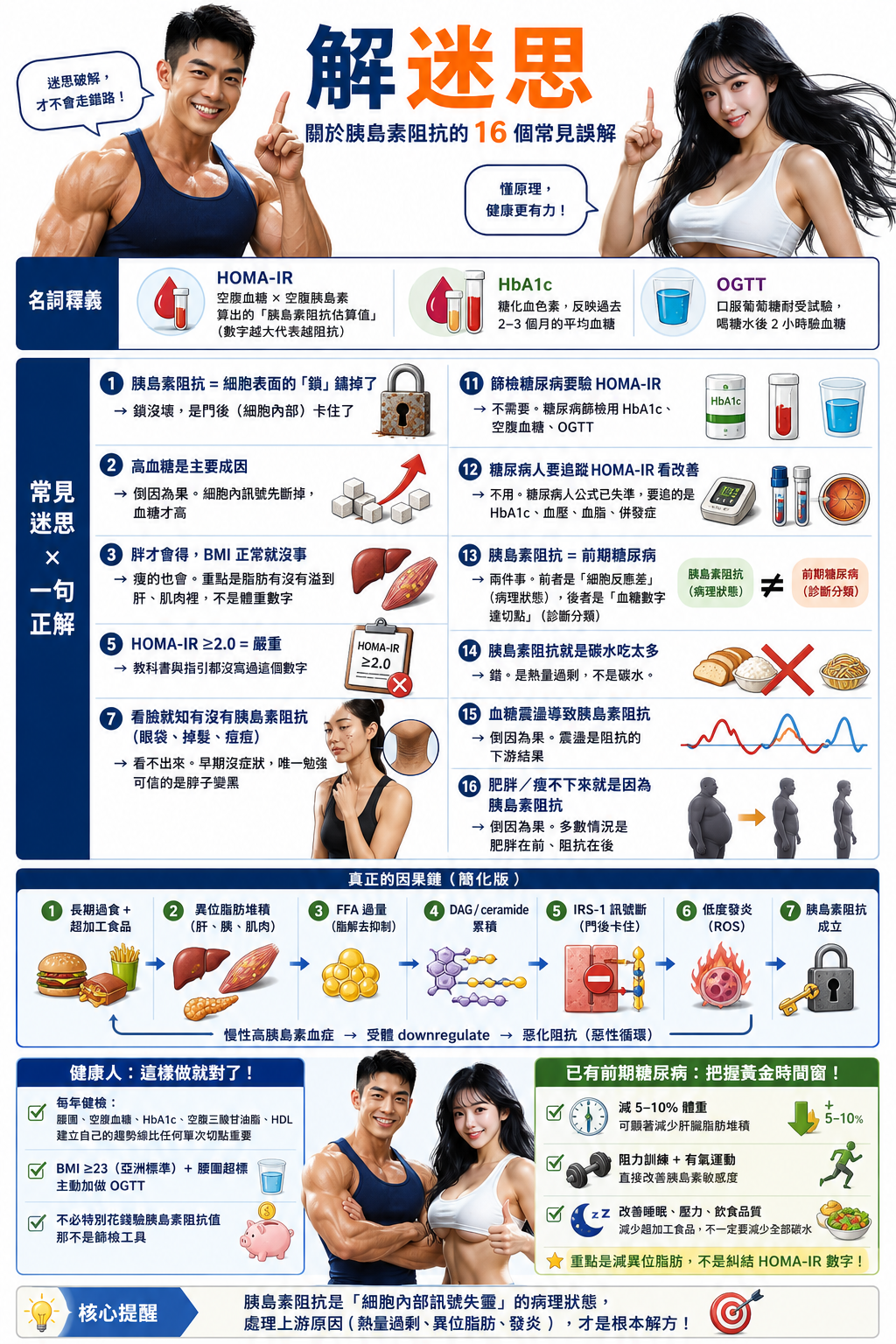 胰島素阻抗的錯誤迷思